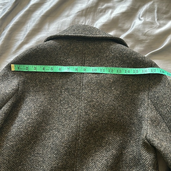 COS HERRINGBONE PEA COAT 6 NWT - Picture 16 of 17